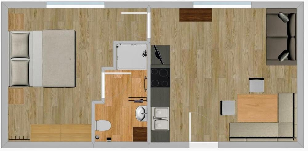 카플 Haus Partoll 아파트 외부 사진